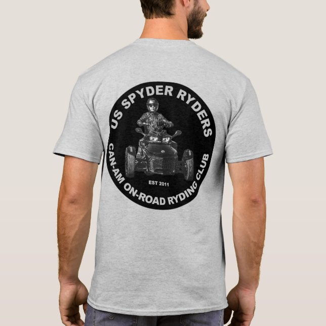 Rock Hill/York Chapter - Round Black T-Shirt (Rückseite)