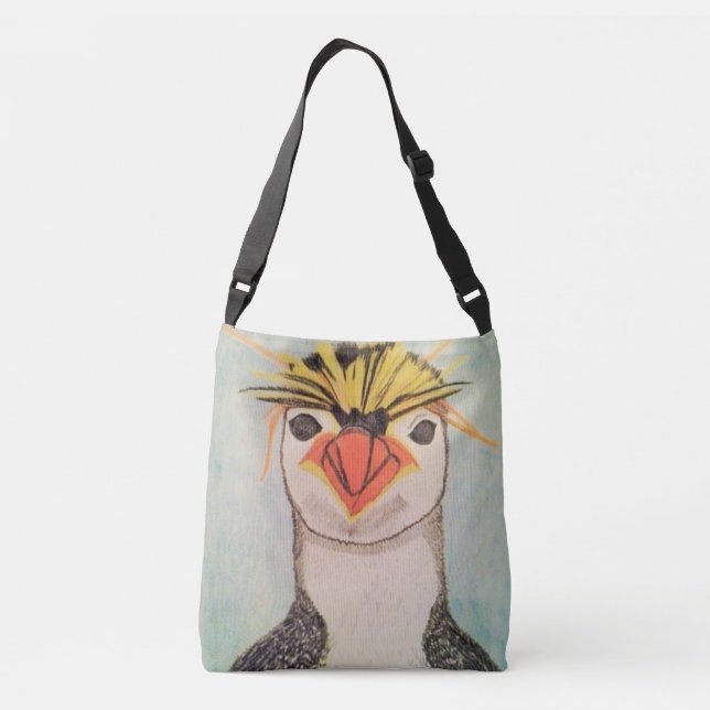 Rock Hopper Penguin Bag Tragetaschen Mit Langen Trägern (Rückseite)