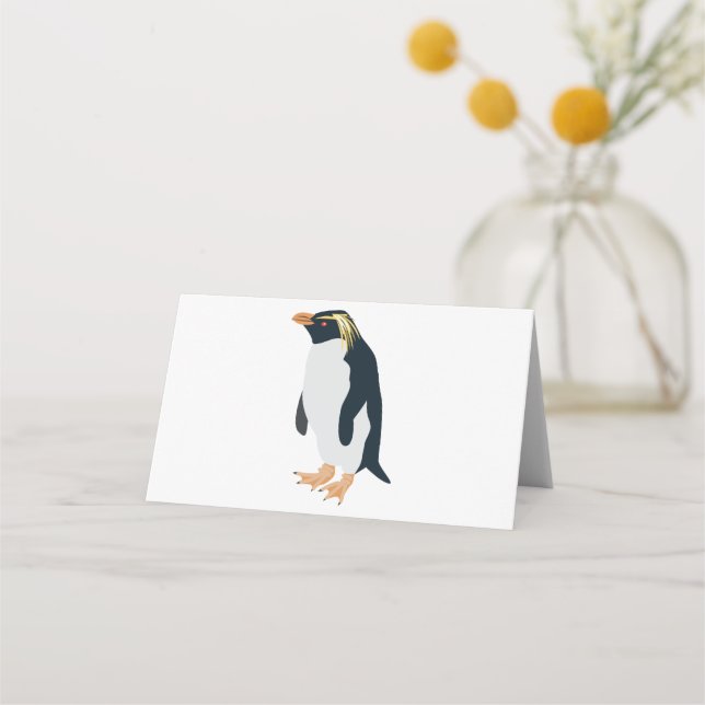 Rock Hopper Penguin Platzkarte (Vorderseite)