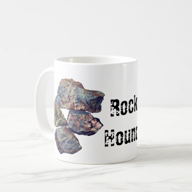 Rock Hound Sammler Kaffeetasse (Vorderseite Links)
