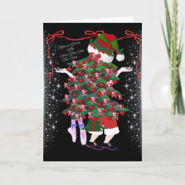 Rock-in Around The Christmas Tree Greeting Card Karte