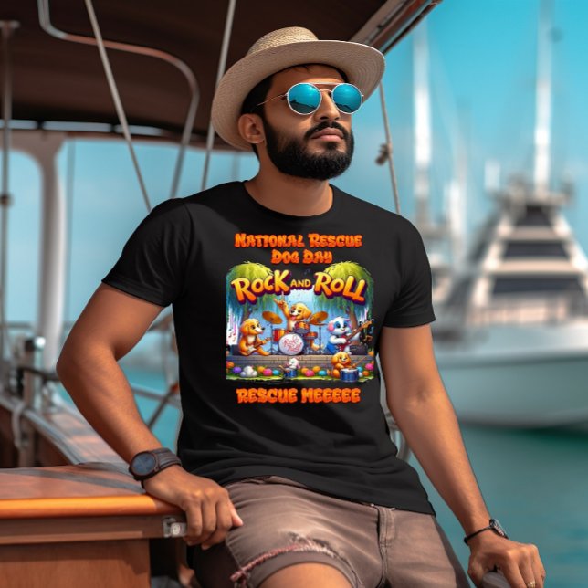 Rock in Roll Paws Band T-Shirt (Von Creator hochgeladen)