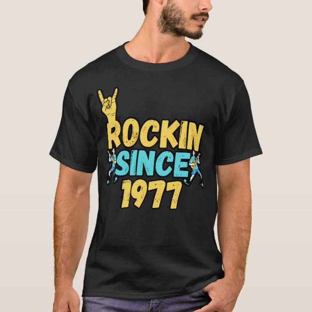 Rock in seit 1977 T-Shirt (Vorderseite)