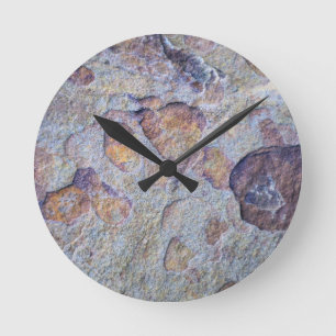 Rock Iron Ore Stone Runde Wanduhr