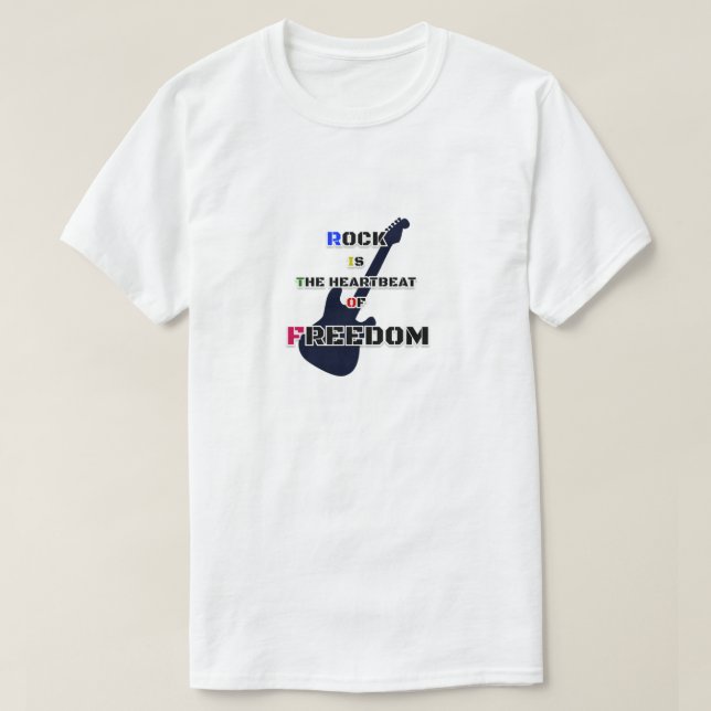 Rock is Freedom T-Shirt (Design vorne)