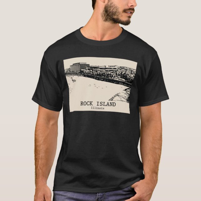 Rock Island Illinois T-Shirt (Vorderseite)