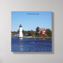 Rock Island Light Leinwand