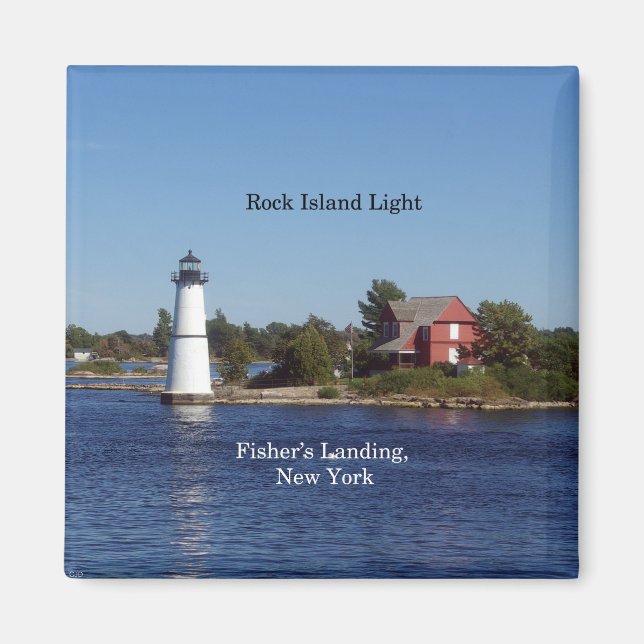 Rock Island Light-Magnet Magnet (Vorne)