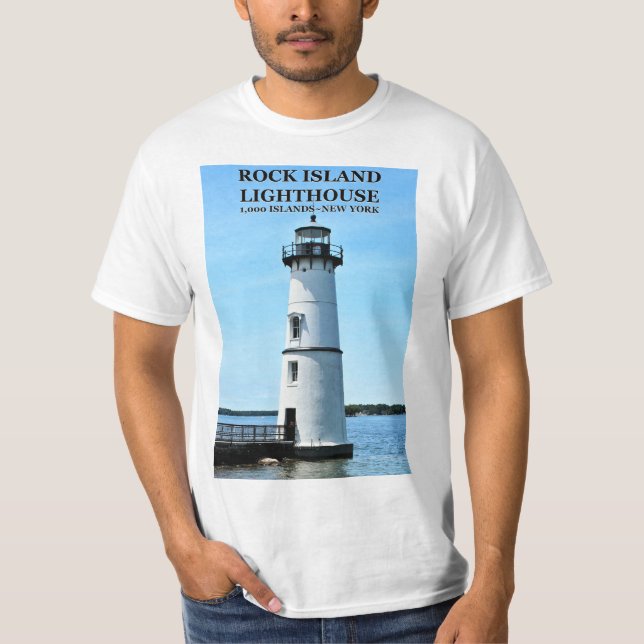 Rock Island Lighthouse, New York T - Shirt (Vorderseite)
