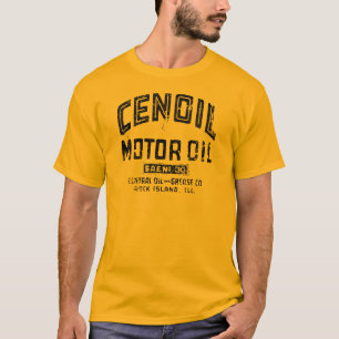 Rock Island Motor Oil - Vintage Weiß T-Shirt