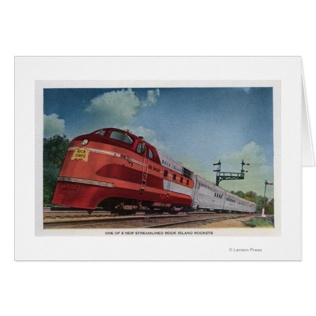 Rock Island RocketStreamated Train (Vorderseite (Horizontal))