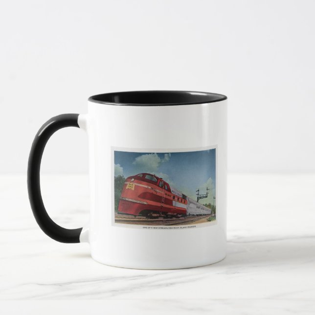 Rock Island RocketStreamated Train Tasse (Links)