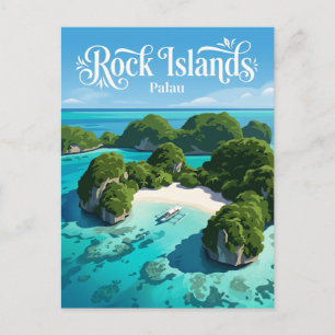 Rock Islands Palau Postkarte