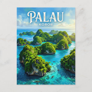 Rock Islands Palau Postkarte