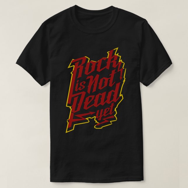 Rock ist noch nicht tot T-Shirt (Design vorne)