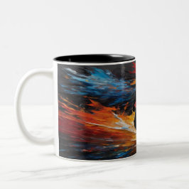 Rock It - Rock and Roll Gitarrist Zweifarbige Tasse