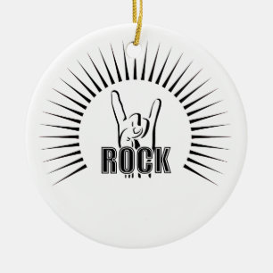 Rock Keramik Ornament