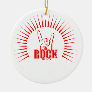 Rock Keramik Ornament
