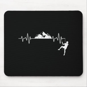 Rock Klettern Herzschlag Kletterparadies Mousepad