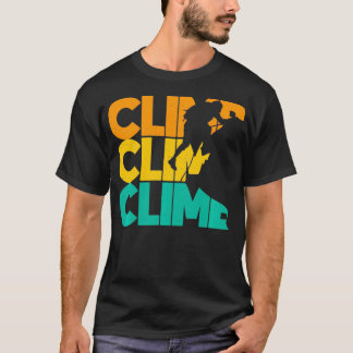 Rock Klettern Retro Klettergarten Vintages C T-Shirt
