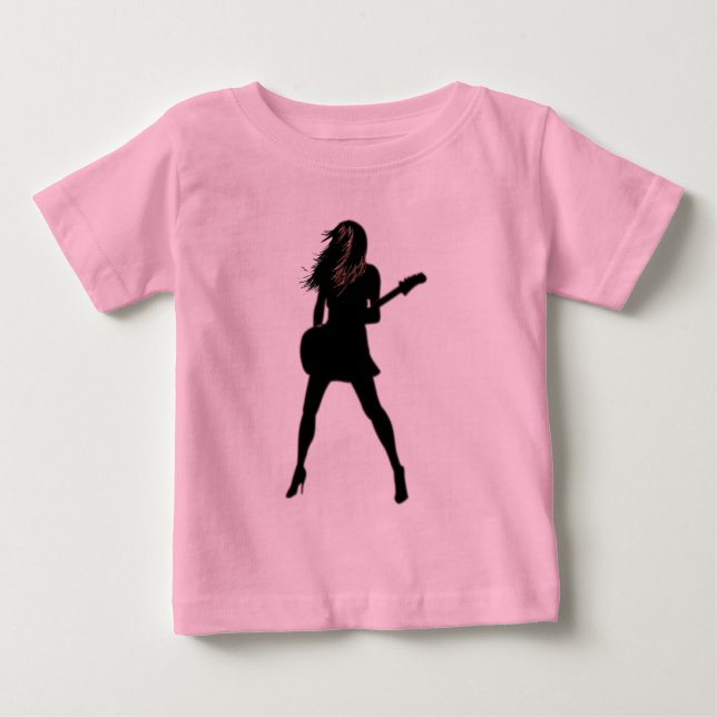 Rock Lady - Baby T-shirt (Vorderseite)