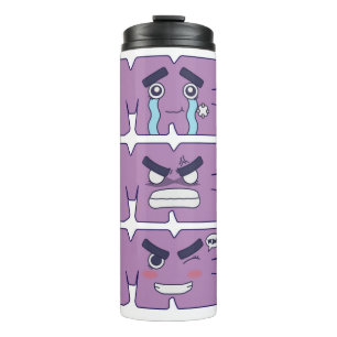 Rock Lee! Gesichter Tumbler Thermosbecher