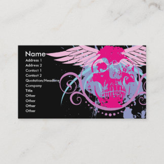 Rock=Life "Trendskull" Visitenkarte