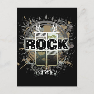 Rock=Life 'Vintag Rock' Postkarte