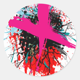 Rock=Life 'X-Rated' White Sticker