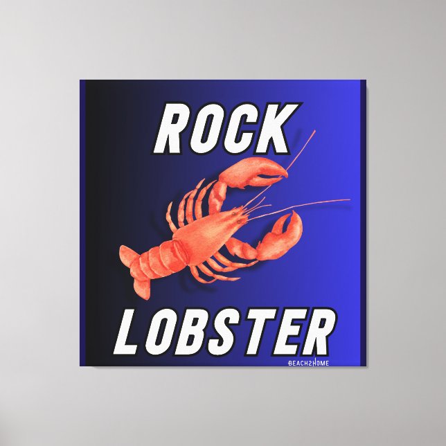 Rock Lobster Leinwanddruck (Vorderseite)