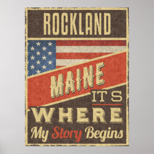 Rock Maine Poster