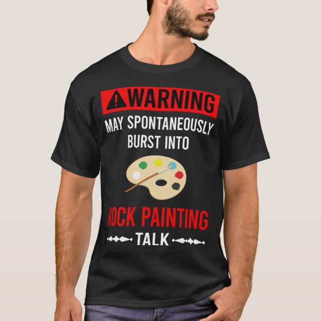 Rock-Malergesteine T-Shirt (Vorderseite)
