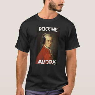 Rock Me Amadeus Wolfgang Amadeus Mozart Piano und T-Shirt