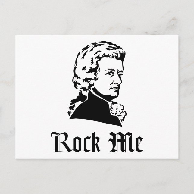 Rock Me Postkarte (Vorderseite)