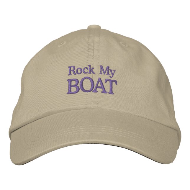ROCK MEIN BOOTKappe (für Männer) Bestickte Baseballkappe (Vorderseite)