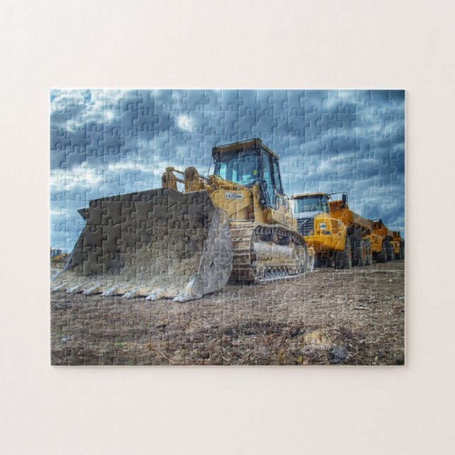 Rock Mining Heavy Equipment Puzzle (Horizontal)
