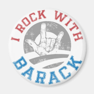 Rock mit Barack Magnet