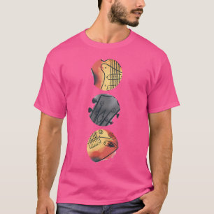 Rock mit einem Vintagen Gitarrenspiel T-Shirt