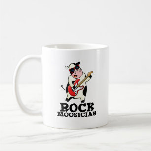 Rock Moosician Funny Cow Musician Pub Kaffeetasse