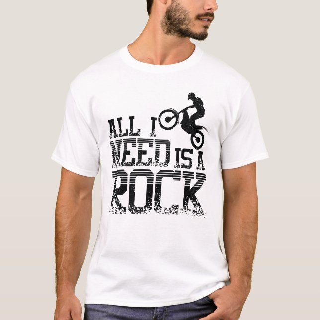 Rock Moto Trial Bike T-Shirt (Vorderseite)
