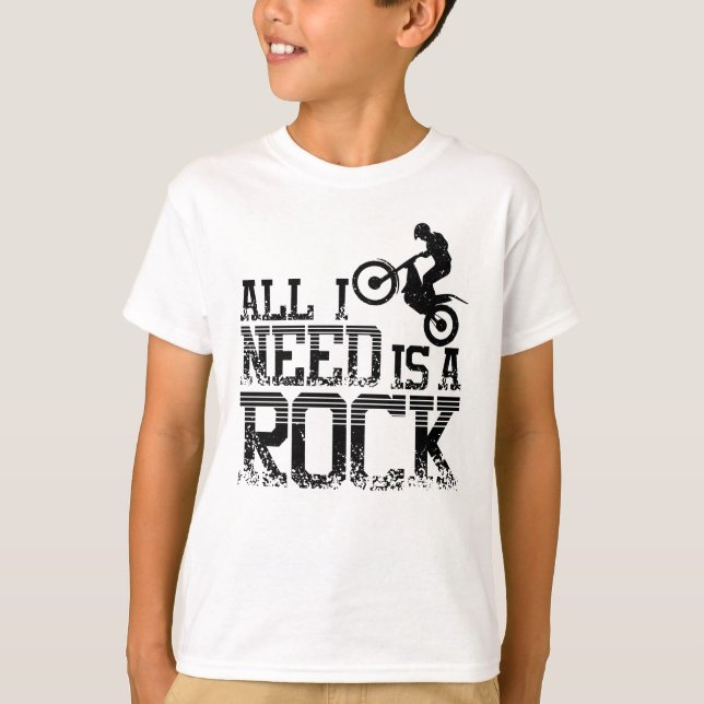 Rock Moto Trial Bike T-Shirt (Vorderseite)