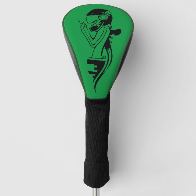 Rock-music Golf Head Cover Headcover (Vorderseite)