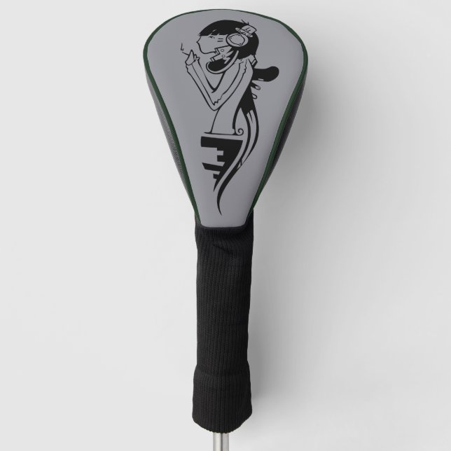 Rock-music Golf Head Cover Headcover (Vorderseite)