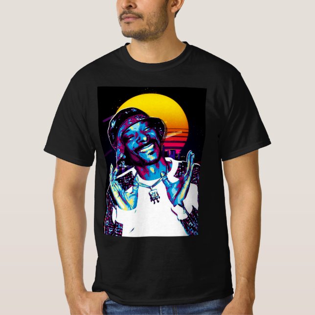 Rock Music Retro T-Shirt (Vorderseite)