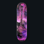 Rock Music Skateboard Gitarre<br><div class="desc">Rock Music Guitar Skateboards - MIGNED Painting Design</div>