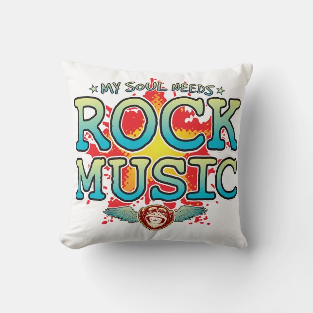 Rock Music Soul Cushion Kissen (Vorderseite)