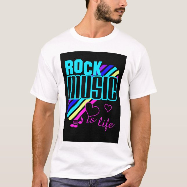Rock Music T - Shirt (Vorderseite)