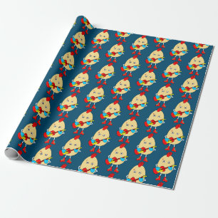 Rock Musician Egghead Geschenkpapier