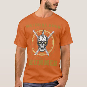 Rock Musician Heavy Metal Drummer Trommer T-Shirt