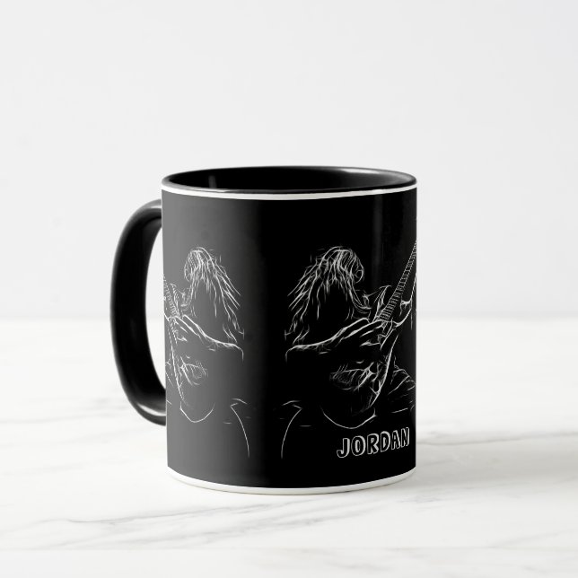 Rock Musician Tasse (Vorderseite Links)